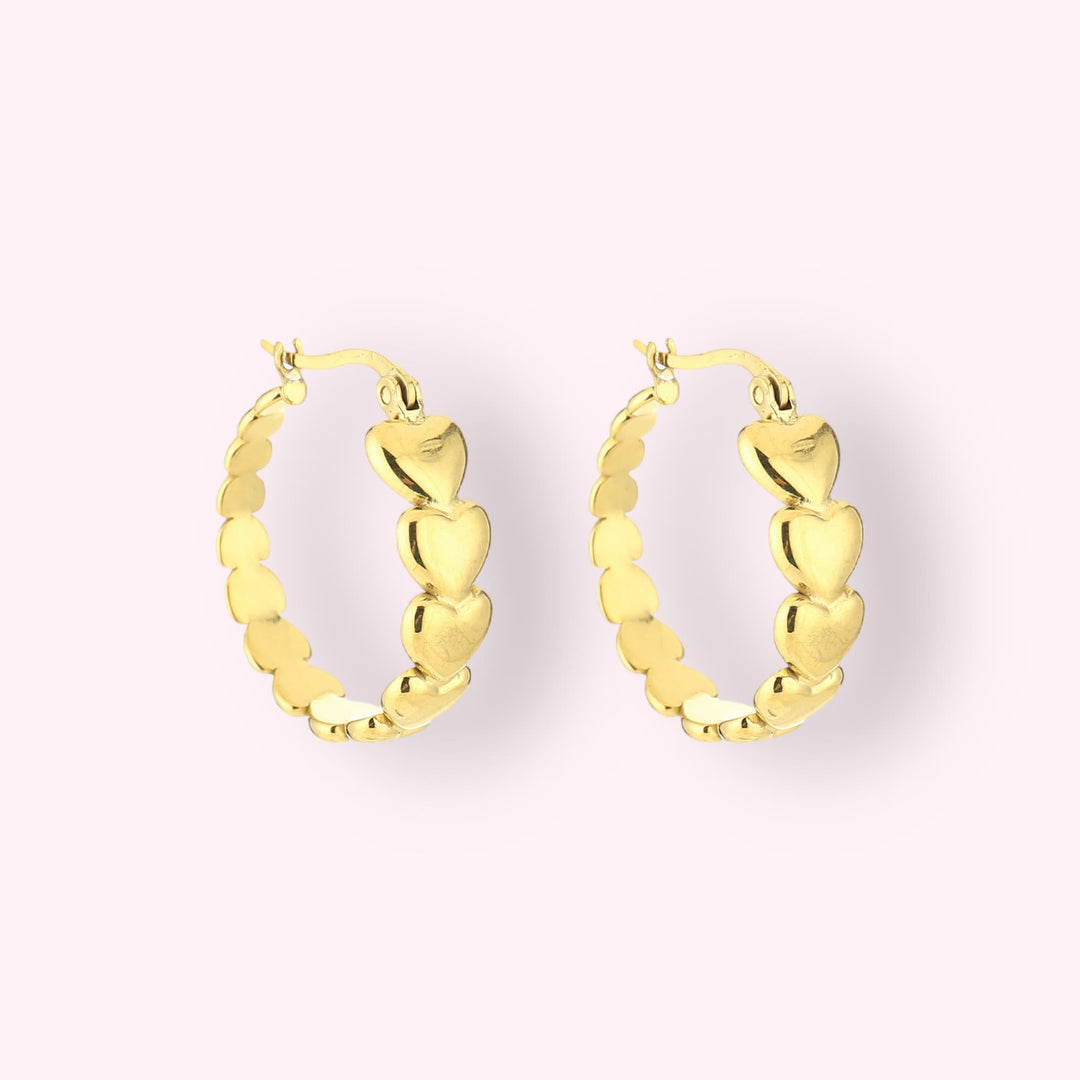 Heart Hoop Goud