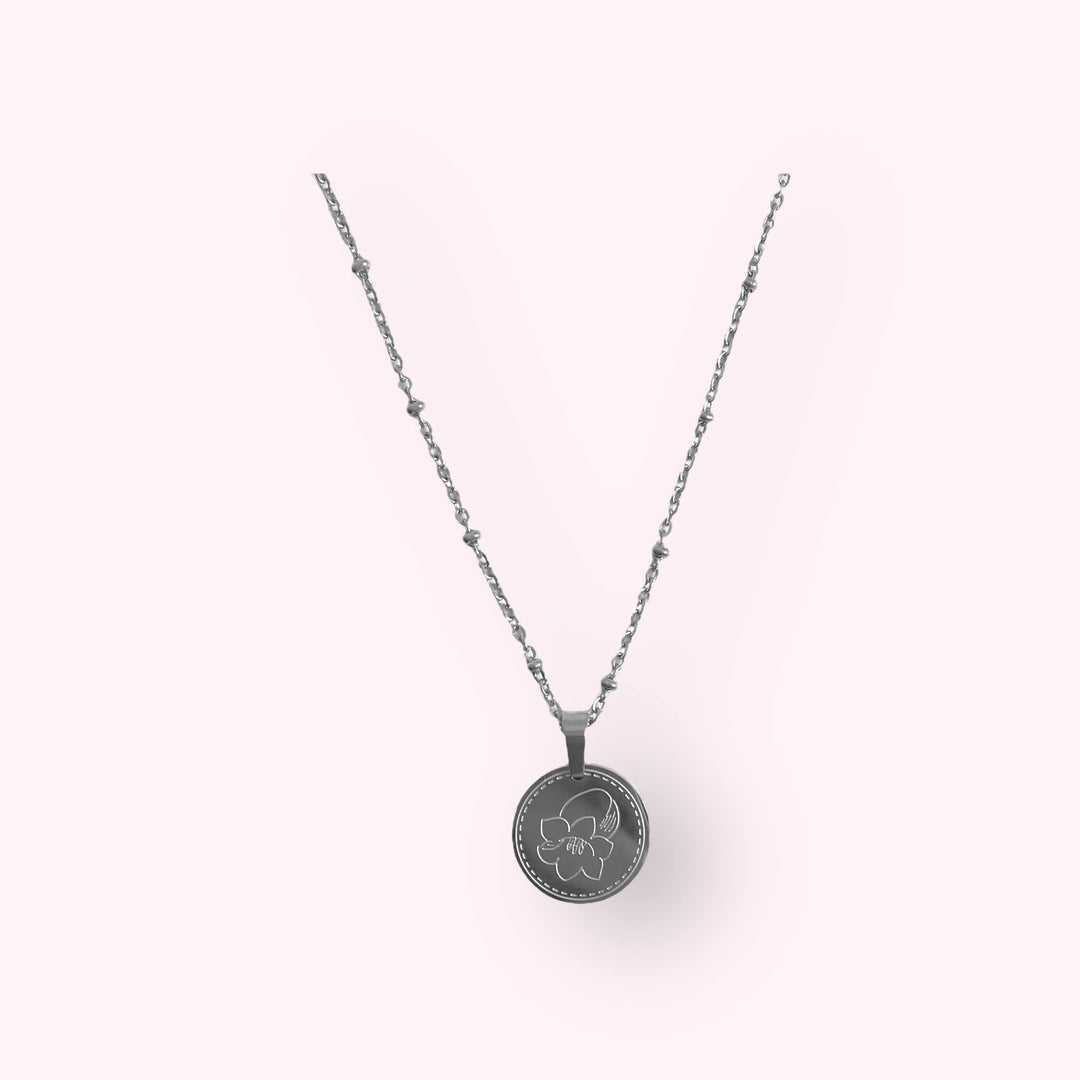 Mei Geboortebloem Ketting Zilver