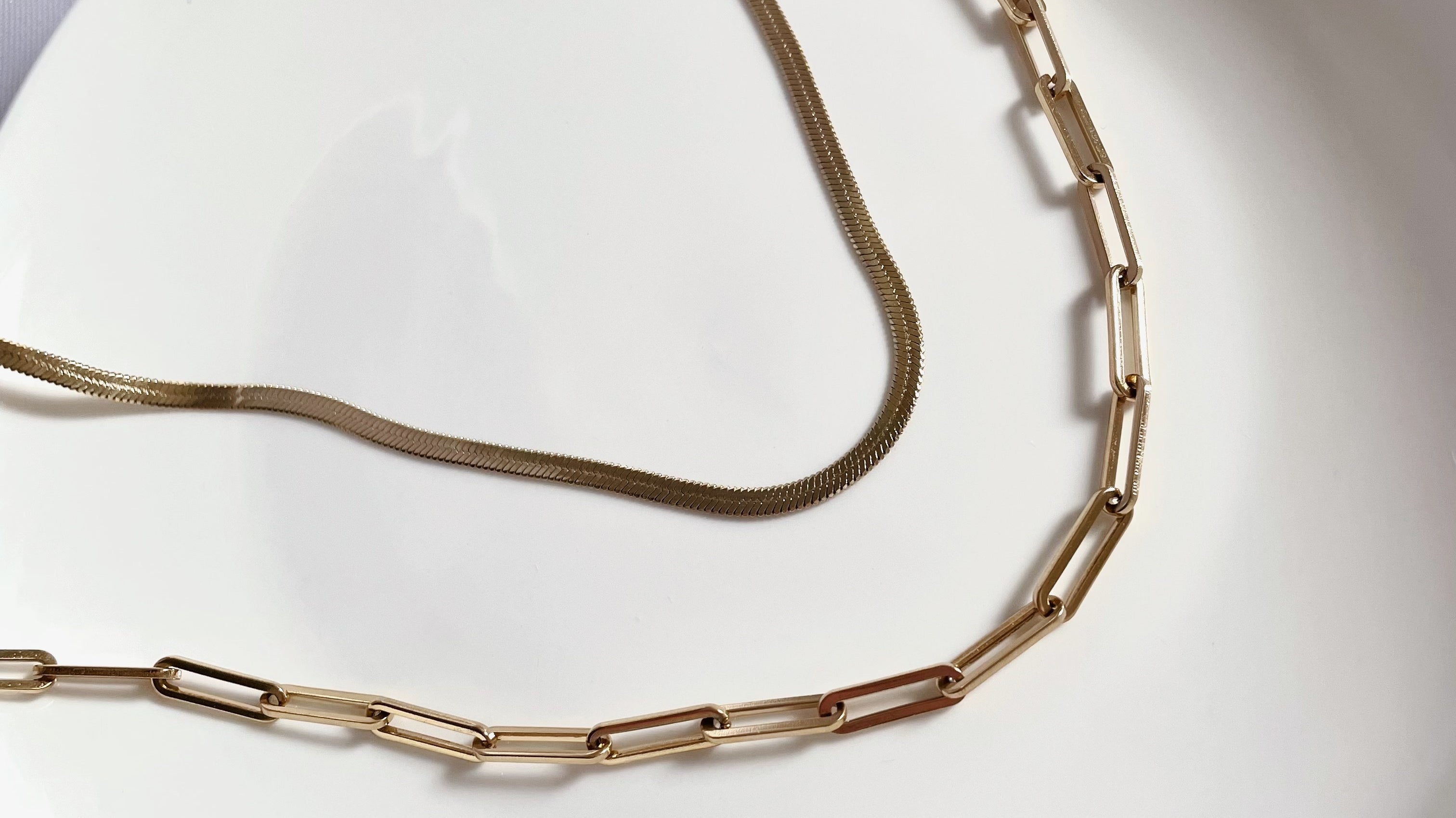 Stainless Steel Kettingen Goud