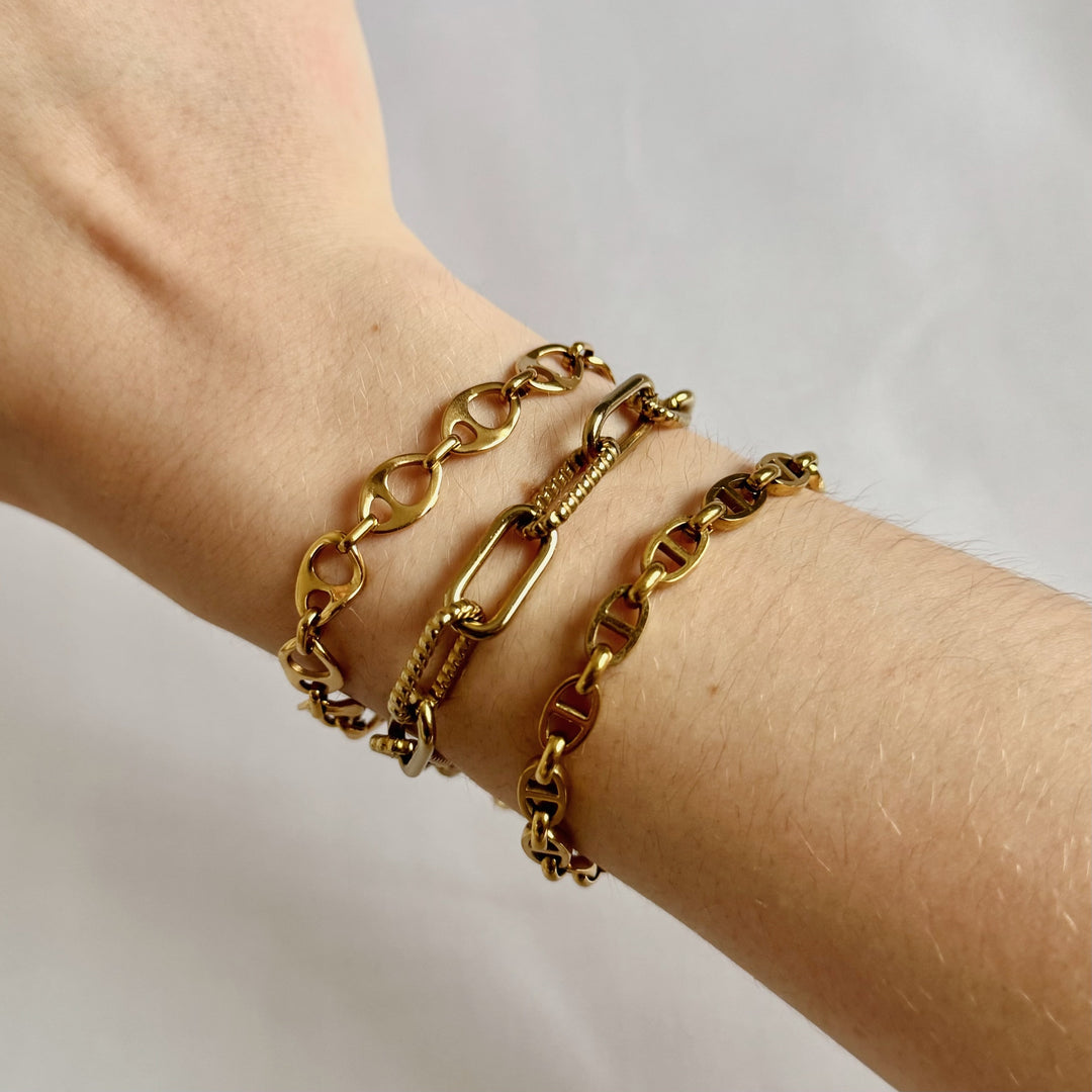 Abstract Chain Armband