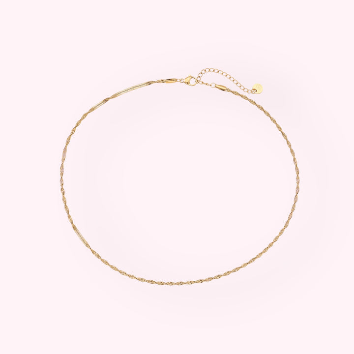 Basic Twist Ketting Goud