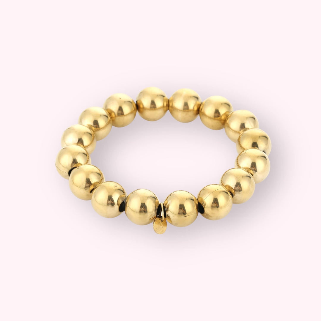 Big Beads Armband Goud
