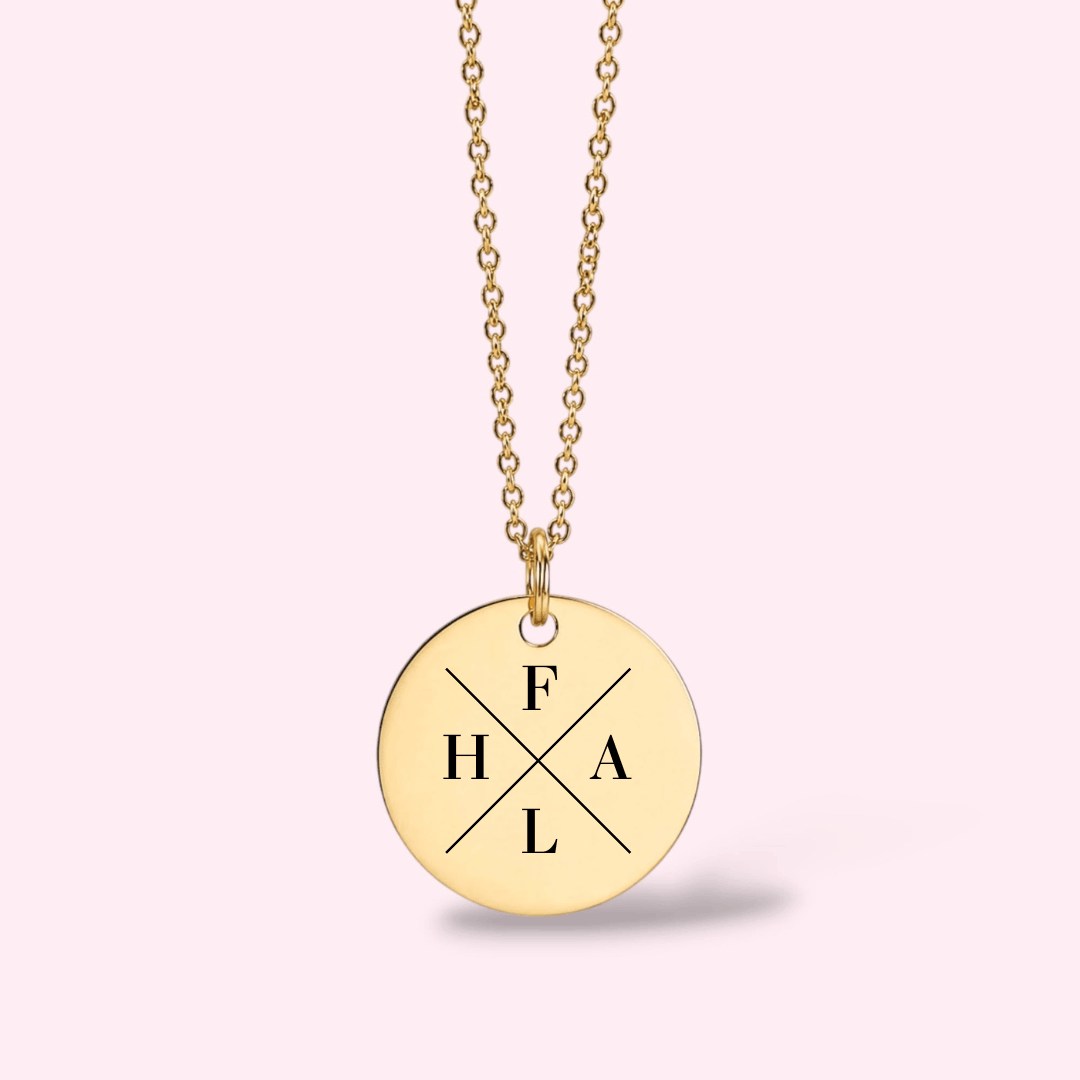 Big Coin Pendant Ketting