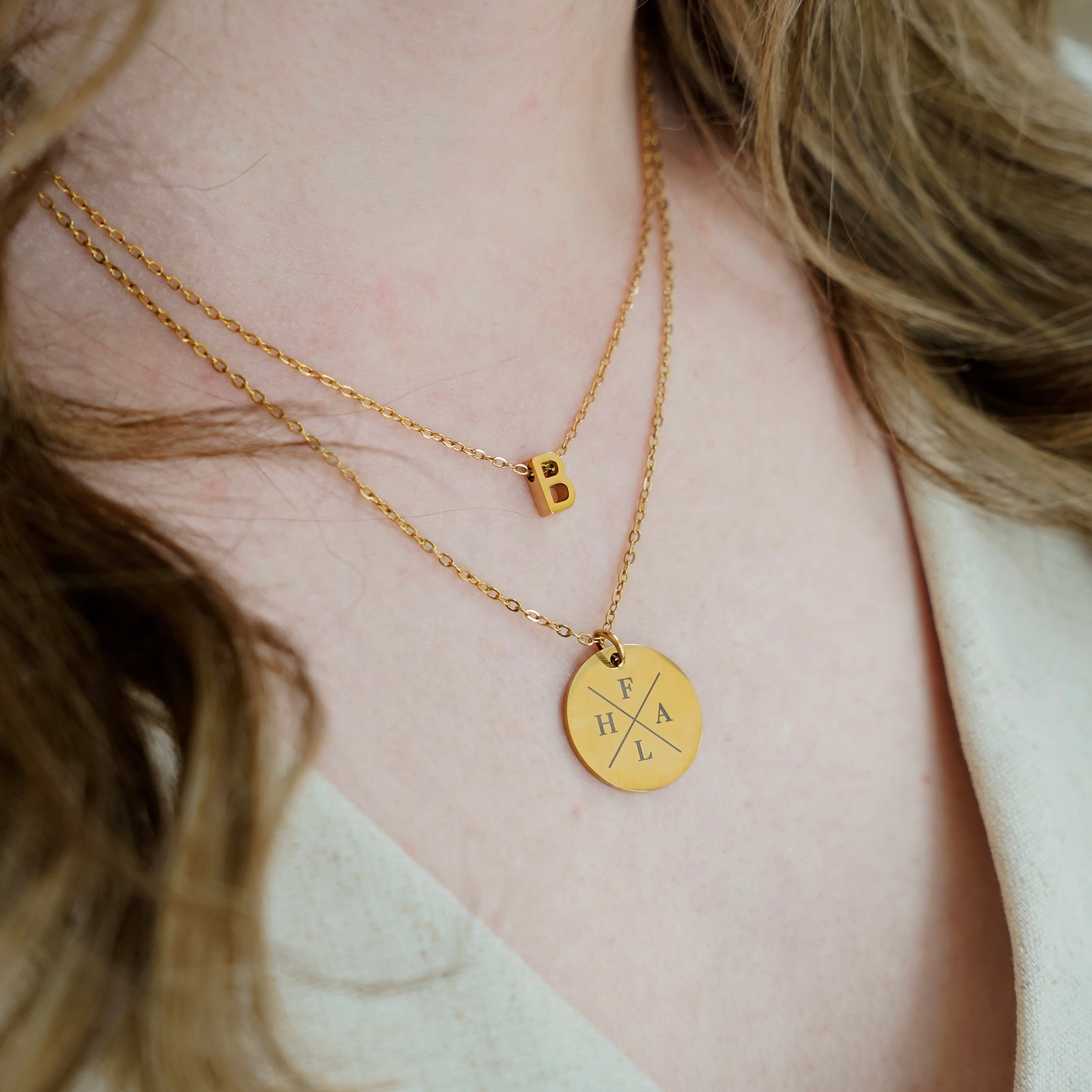 Big Coin Pendant Ketting