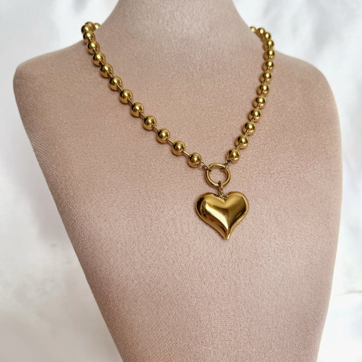 Bold Heart Ketting Goud