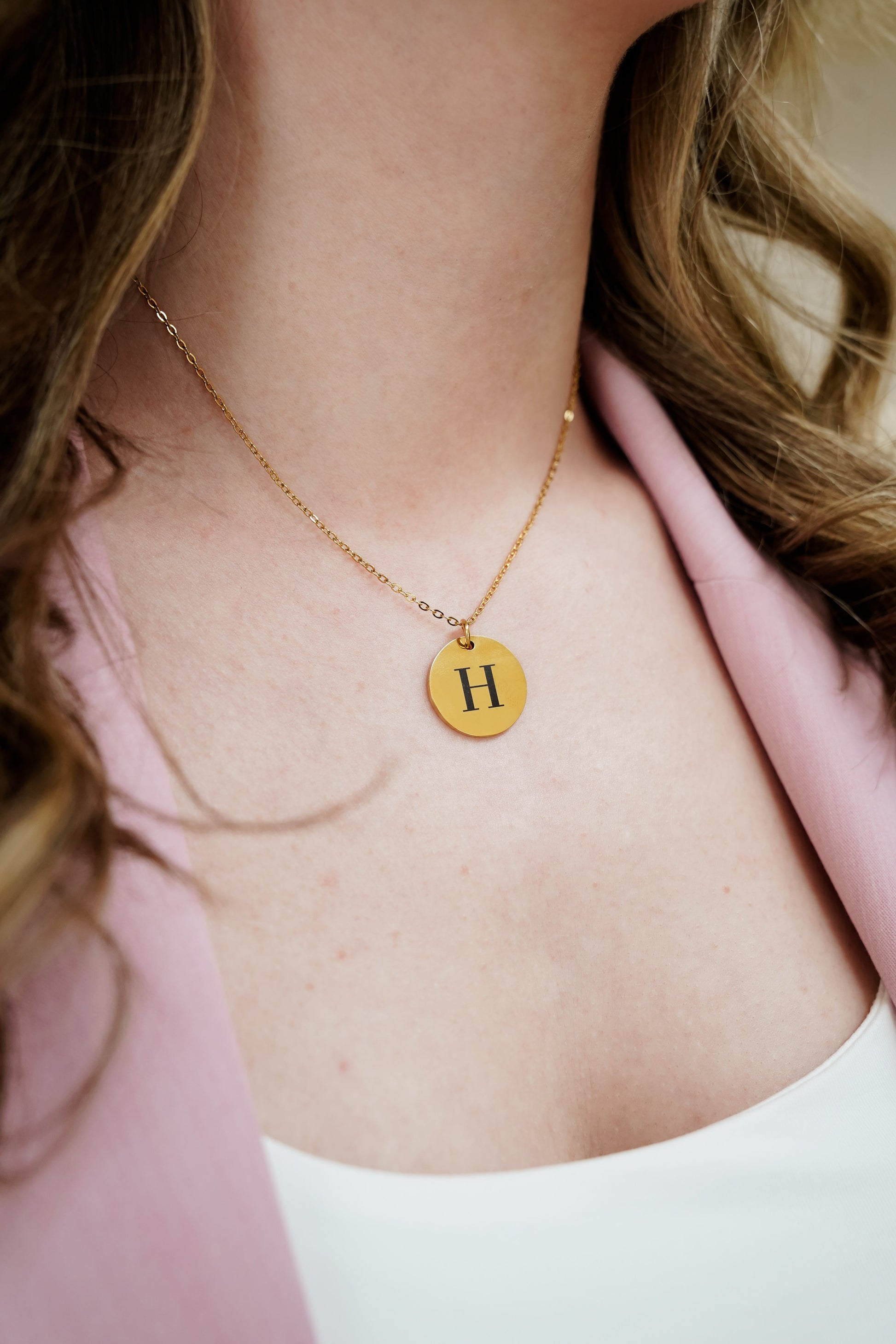 Big Coin Pendant Ketting