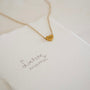 Heart Pendant Ketting Goud
