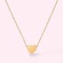Heart Pendant Ketting Goud
