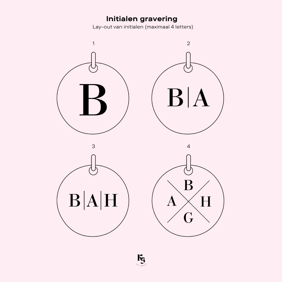 Initialen gravering