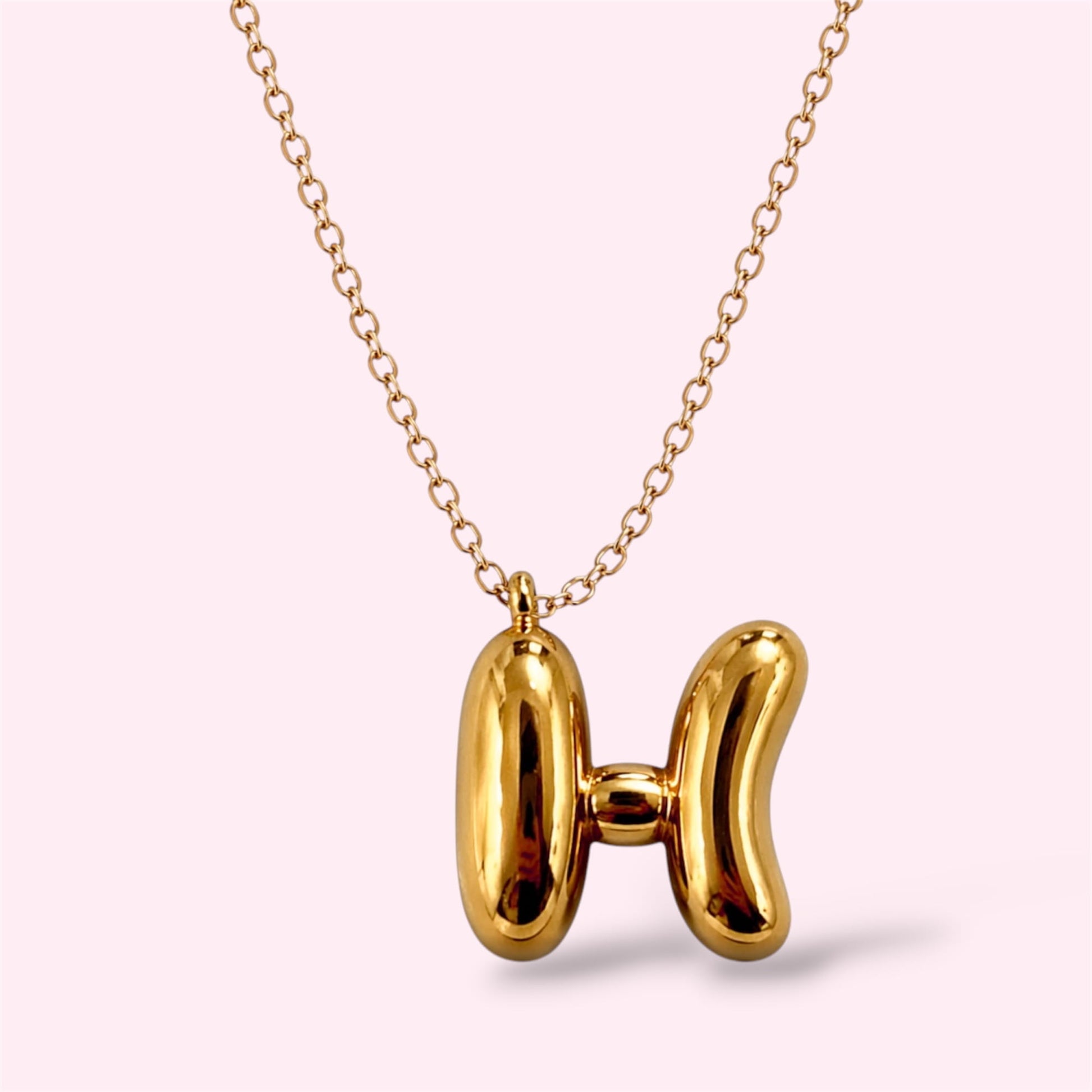 Mini Bubble Ketting Goud