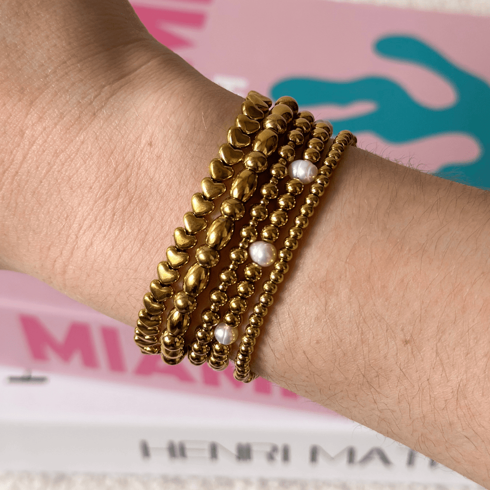 Mixed Pearl Beads Armband