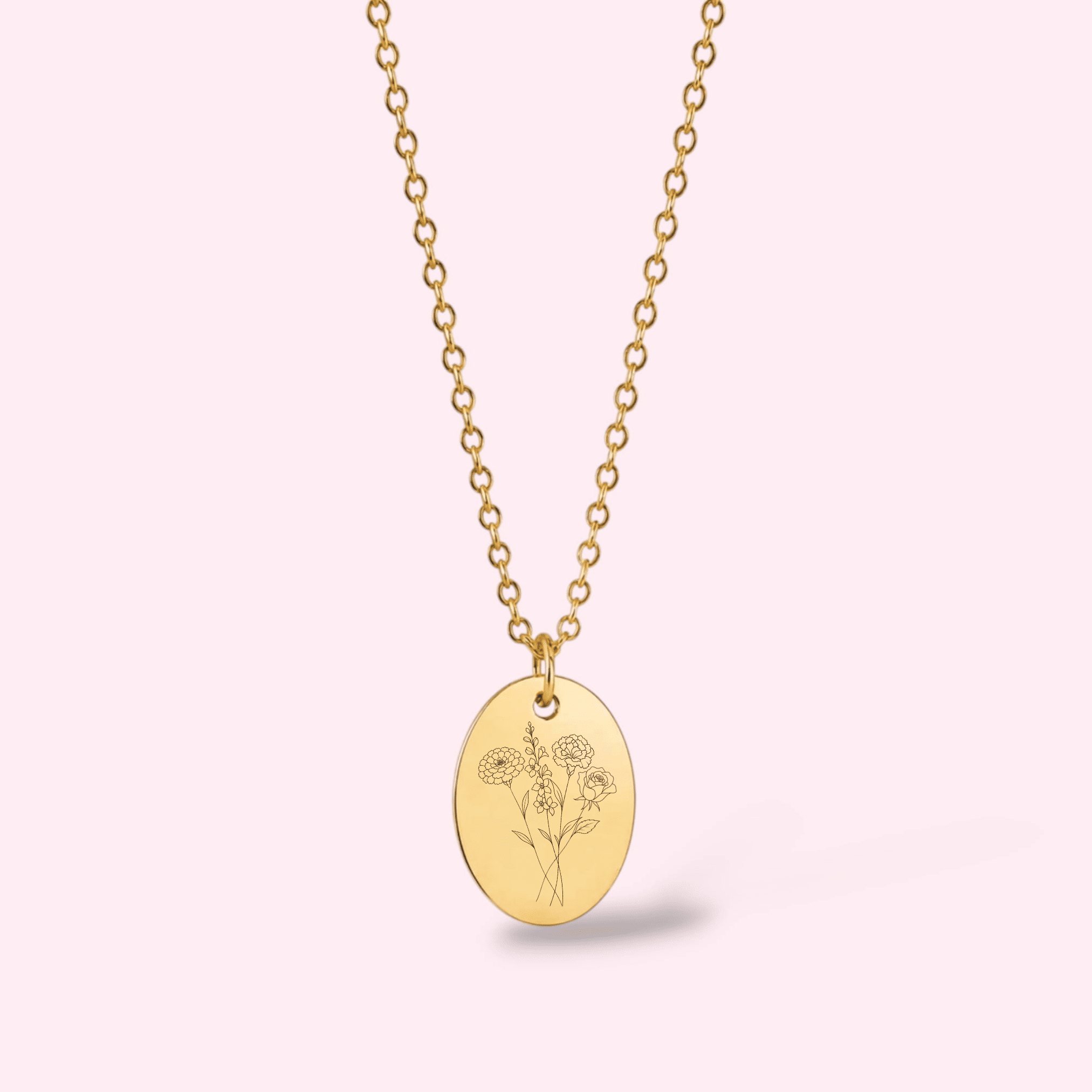 Oval Pendant Ketting