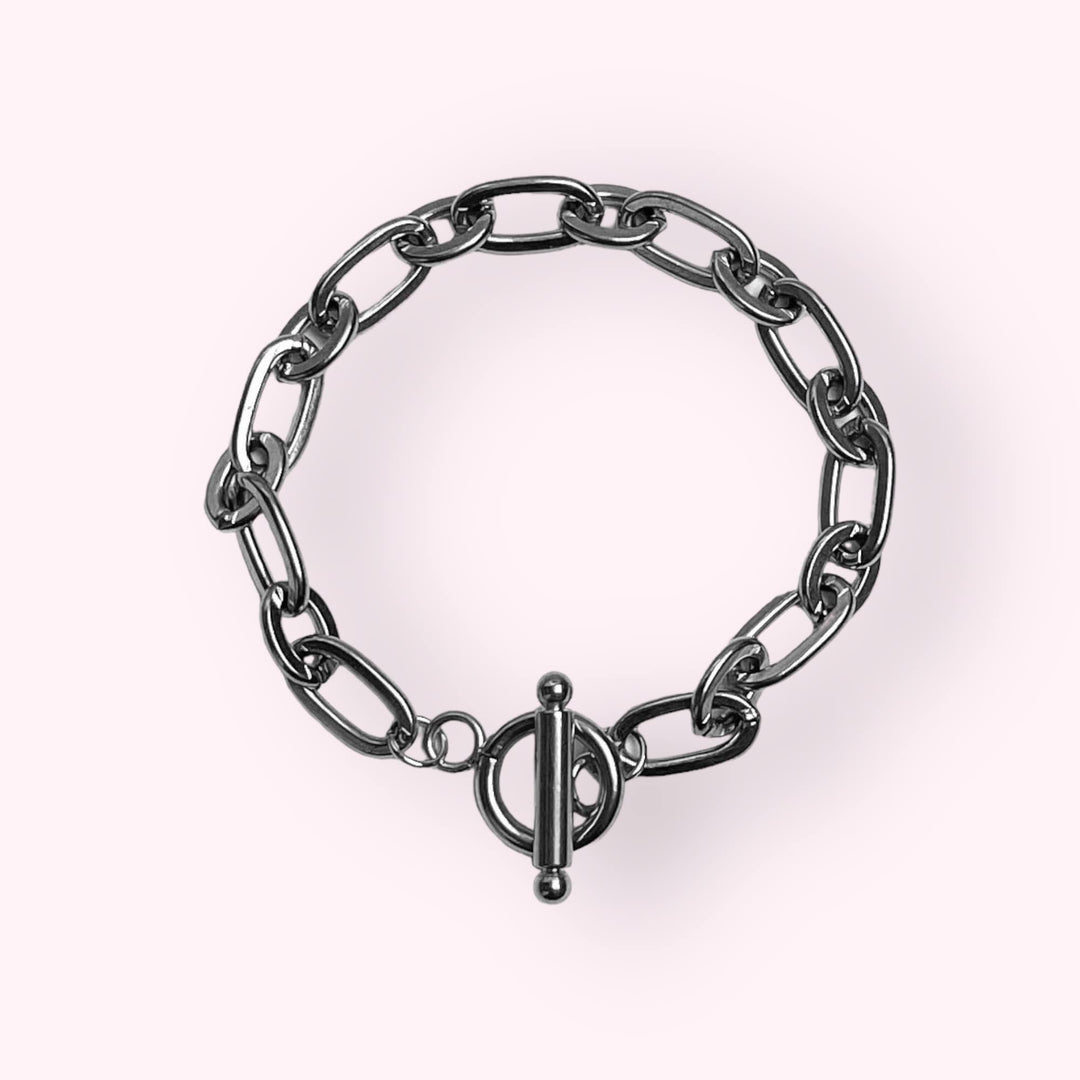 Schakelarmband Chain Zilver