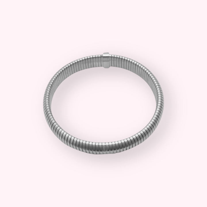 Single Snake Bangle Zilver