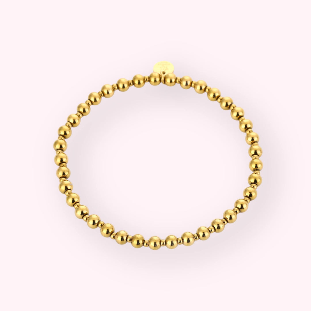 Small Beads Armband Goud