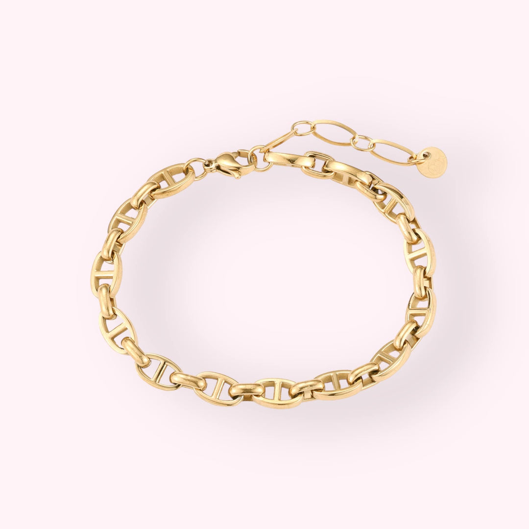 Thick Chain Armband Goud